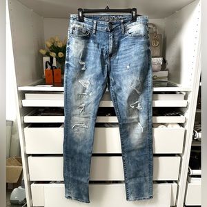 American Eagle Men’s Distressed Jeans - Extreme Flex Airflex Denim